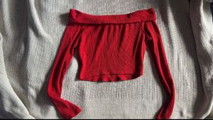 FashionNova Off-Shoulder Crop Top