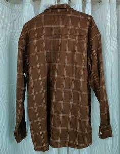 Men's Brown Long Sleeve Shirt