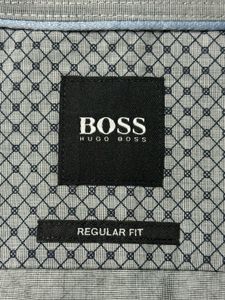 HUGO BOSS Dots/Triangle Pattern Button-Down Shirt