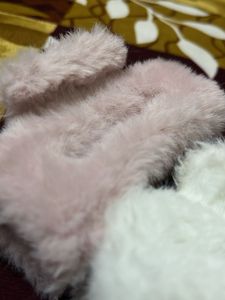Cute Fluffy Fur Hair Clips (Set of 2)