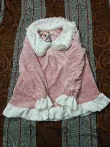 Cozy Pink Fluffy Nightdress