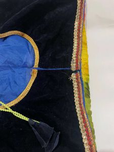 Embroidered Velvet Blouse