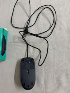 Logitech Wired USB Mouse- Black