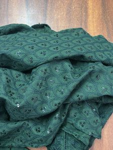 Elegant Green Kurta with Sequins