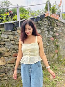 Casual Peplum Top