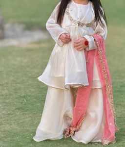white colour very beautiful party wear dress