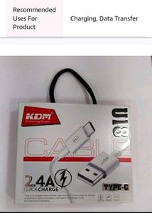 KDM 2.4A Quick Charge Type-C Cable