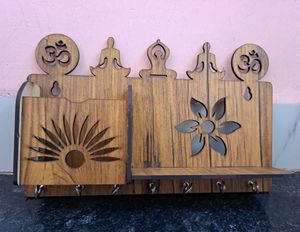 HOME DECOR WALL KEY HOLDER ( 8 HOOK )