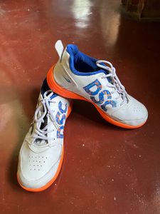 White &amp; Blue Sports Shoes