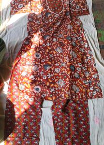Floral Print Kurta Set