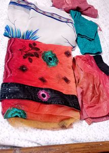 combo pack of 3saree blouse peticot