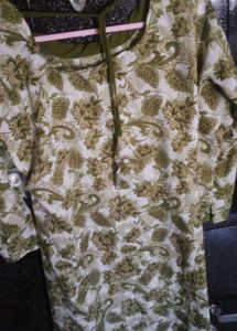 Floral Print Kurta