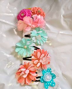 🔥 MEGA SALE OFFER 🔥Cute Flower Hair Clips Set