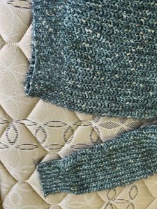 Knitted Cardigan with Unique Collar