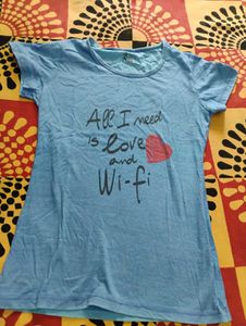Blue Graphic T-Shirt