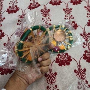 Festive T-light Candle Holder Set