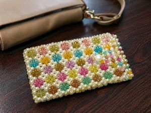 Handmade Beaded Clutch Bag