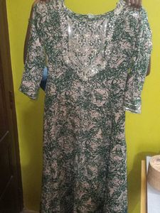 Floral Print Kurta