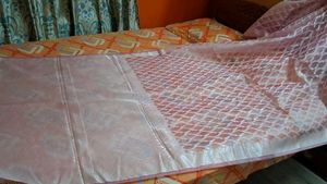 Beautiful Pink Silk Saree