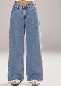 Light Wash Wide Leg Jeans