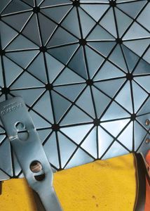 Geometric Blue Tote Bag