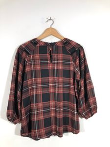Plaid Blouse
