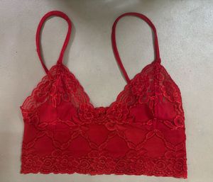 Red Lace Bralette