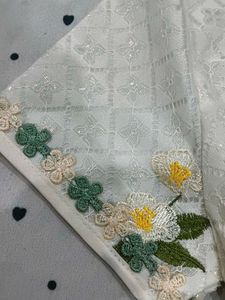 Elegant White Embroidered Top