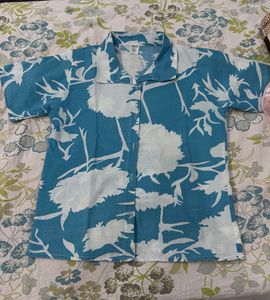 Cozy Blue Floral Pajama Set