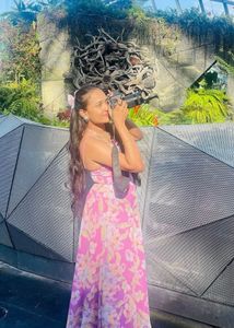 Bohemian Floral Princess Maxi Dress