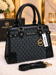 Michael Kors Monogram Satchel Bag