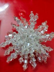 Sparkling Crystal Snowflake Earrings
