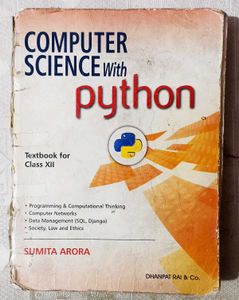 Computer Science with Python Class XII 12