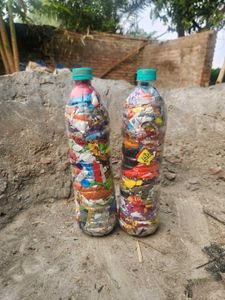DIY Recycled Art Bottles