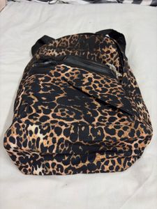 Leopard Print Backpack