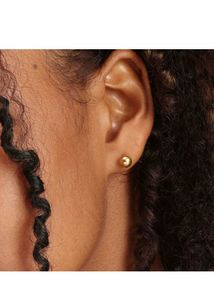 Gold Ball Stud Earrings from palmonas
