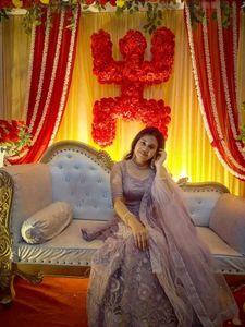 Elegant Lilac Embroidered Lehenga Set