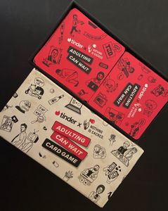 Tinder x Adulting Can Wait Card Game