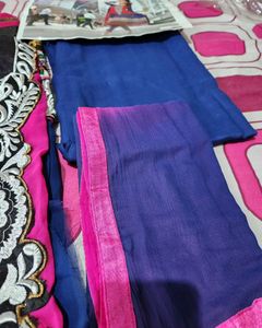 Georgette Semi Stitched Suit Fabric