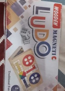 Wooden Magnetic Ludo Game