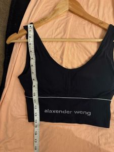 Black Alexander Weng Sports Bra