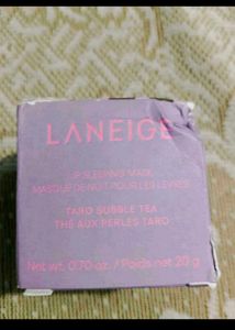 Laneige Lip Sleeping Mask Taro Bubble Tea