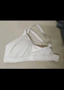 Comfortable White Full Coverage Bra