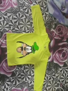 Boys Cartoon T Shirt With Full Sleeve