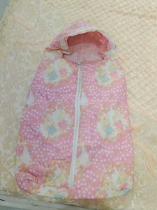 Cute Pink Baby Bunting Bag set of two