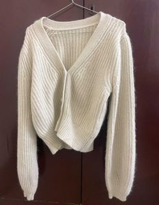 Cream Knit Cardigan
