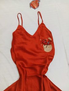 Hot Stuff Devil Red Satin Set 😈 NWT