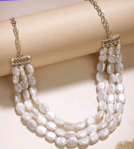 Multi-strand Baroque Pearl Necklace