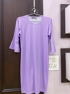 Vero Moda Purple Check Midi