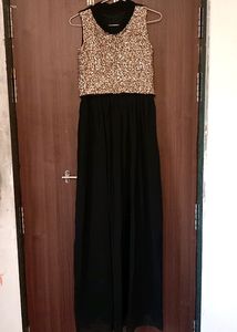 Sparkly Gold Sequin Party Dress